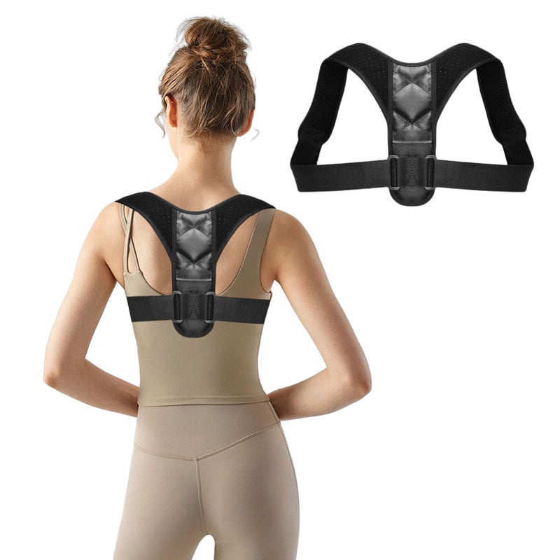 Posture Corrector Women,Ack Brace Posture Corrector,Back Straightener Posture Correctors,Corrector Upper Back Brace for Women and Men,Relief Belt for Women Men Braces Spine Straightener Breathable